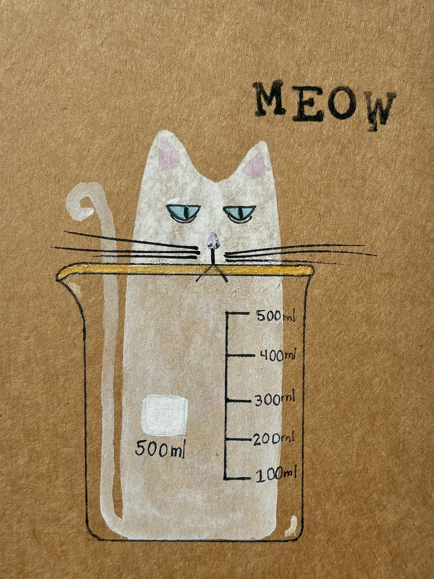 Gatito Blanco & Beaker (original) 🐈🔬🔵